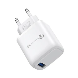 QC3.0 Quick USB Charger for iPhone 6 7 8 14 Plus X XR XS 11 12 13 Pro Max iPad mini 2 3 4 Air 2 Fast Charging Travel USB Charger