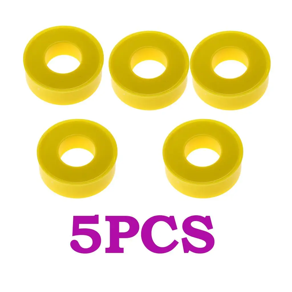 

Pack Of 5 Rolls PTFE Gas Line Pipe Thread Tape Yellow Length 12m,Wide 1.2mm