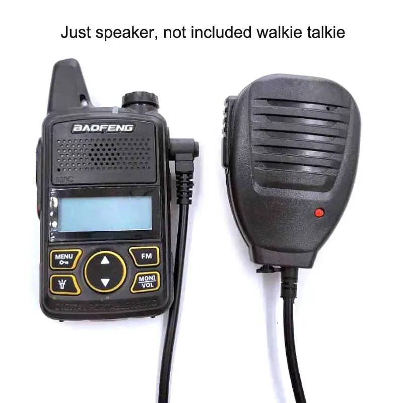 New Baofeng Walkie Talkie UV-3R Handheld Microphone Speaker Radio Speaker Mic PTT With 3.5mm Audio Jack For UV-3R Accessories