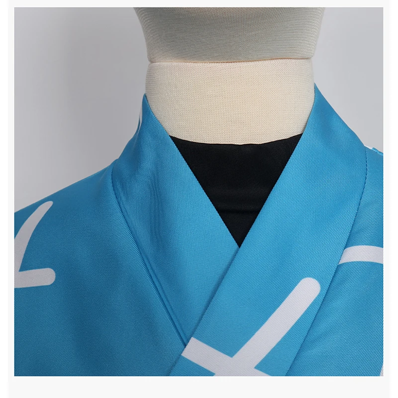 أزياء أنيمي نينتاما رانتارو التأثيرية أكاديمية نينجوتسو زي الكاراتيه الأزرق أزياء النينجا بوي رانتارو الكاراتيه التأثيرية