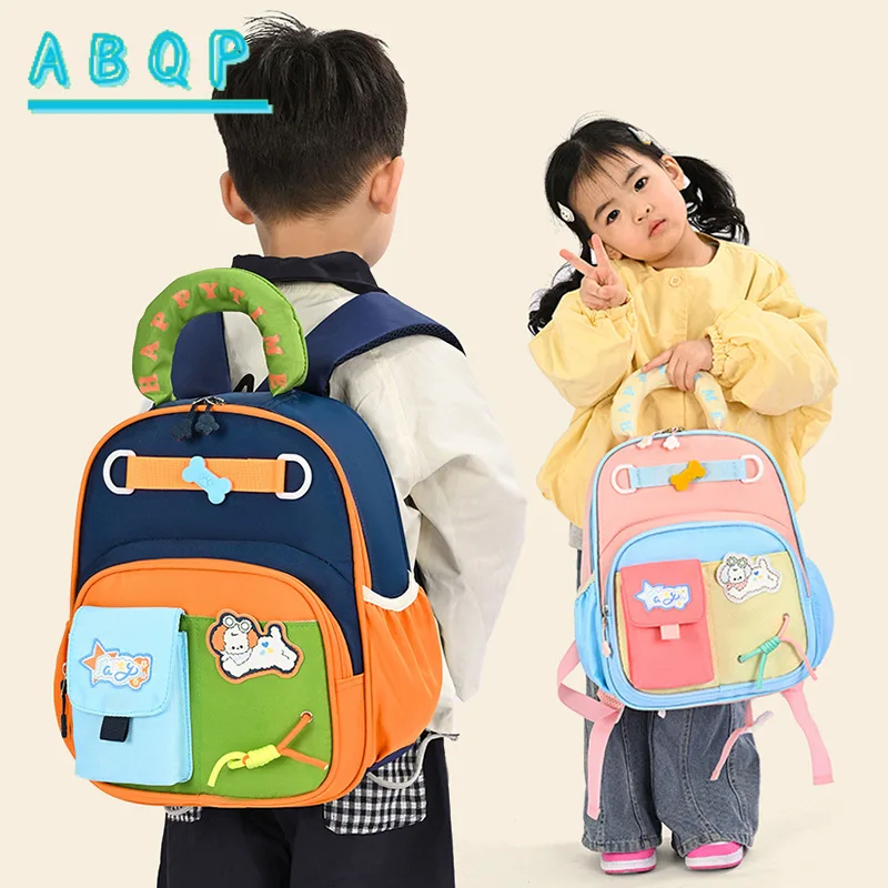children's-schoolbag-cartoon-cute-3-6-year-boy-and-girl-schoolbag-lightweight-fashionable-kindergarten-schoolbag-high-quality