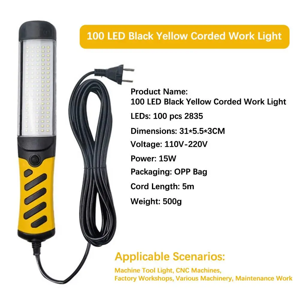 Under Hood Work Lamp – Ultra-Bright 2835 LEDs Magnetic Mount For Garage/Workshop Car Accessories