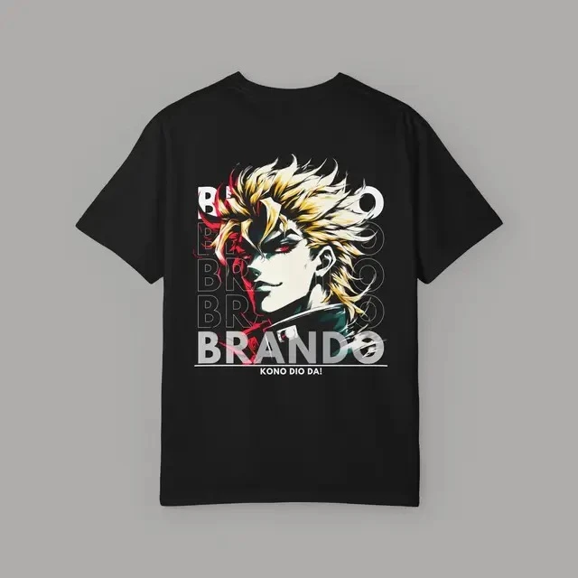 The Historical Protagonist JoJo JoJo's Bizarre Adventure Anime T-Shirt Cotton Graphic Tee Men Women Summer Streetwear