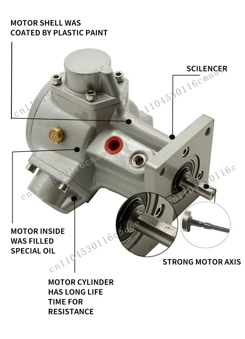 Suitable for 1/4 Horsepower Air Motor Vertical Mixer Vibration Head 1.97 N · M Torque 1000 Rpm