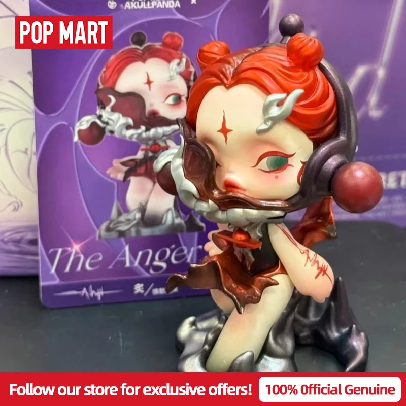 

Genuine POPMART Skullpanda The Sound Series Blind Box Mystery Box Toys Doll Cute Anime Figure Desktop Ornamentsdel Girls Gift
