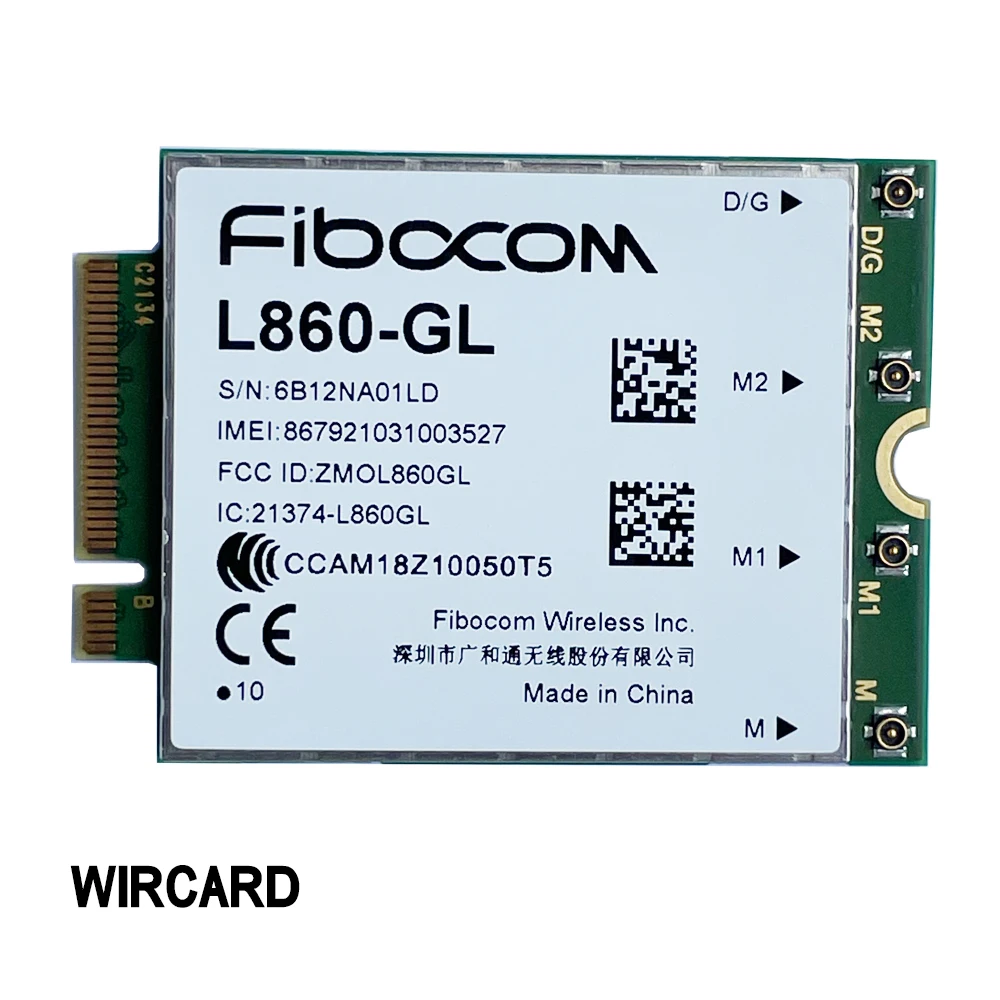 New L860-GL FDD-LTE TDD-LTE Cat16 4G Module 4G Card  1Gbps  For  laptop