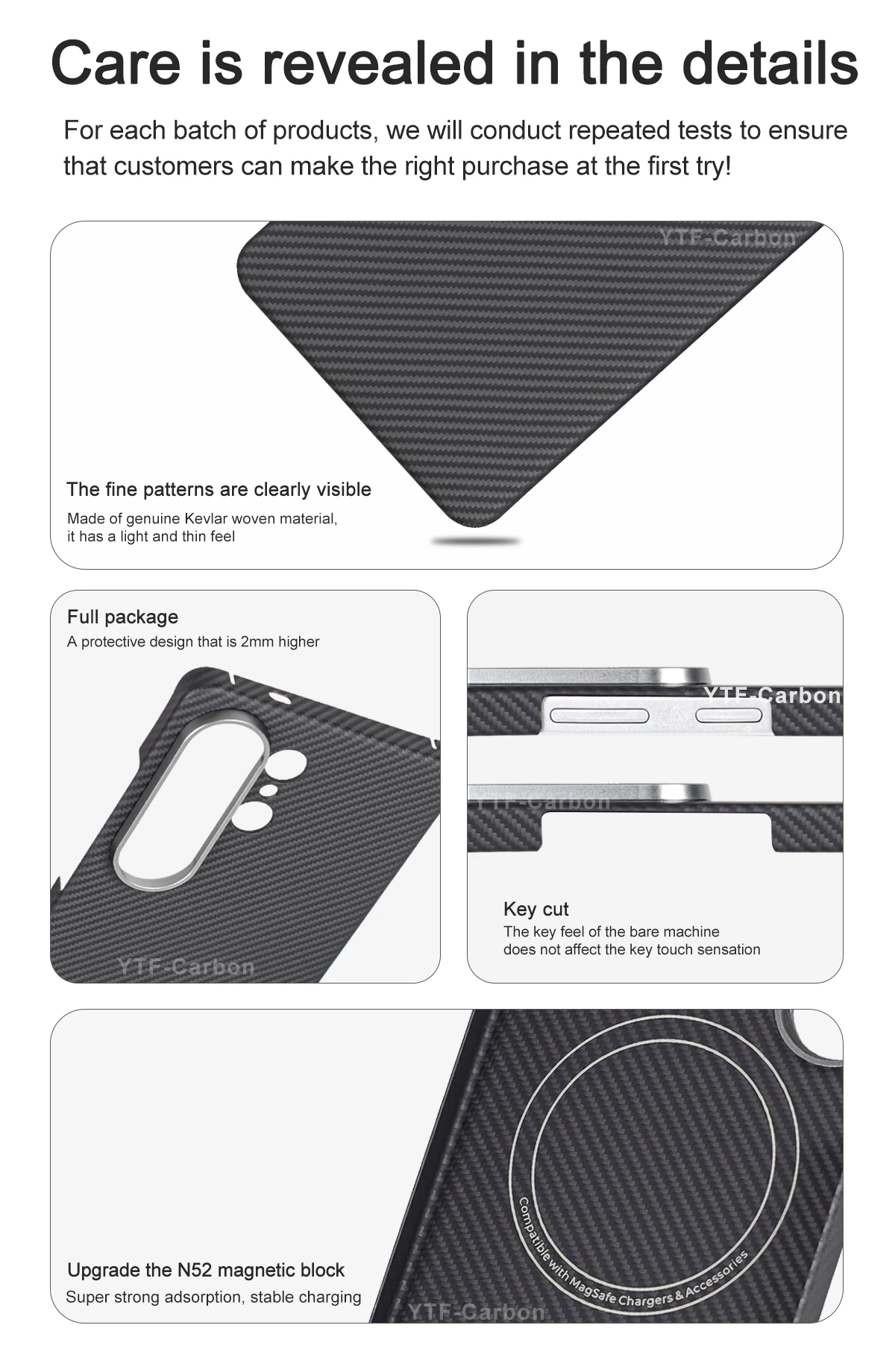 YTF-carbon Luxury Real Kevlar Case for Samsung Galaxy S26 Ultra/S26Plus/S26, Aramid Fiber Magnetic MagSafe Cover