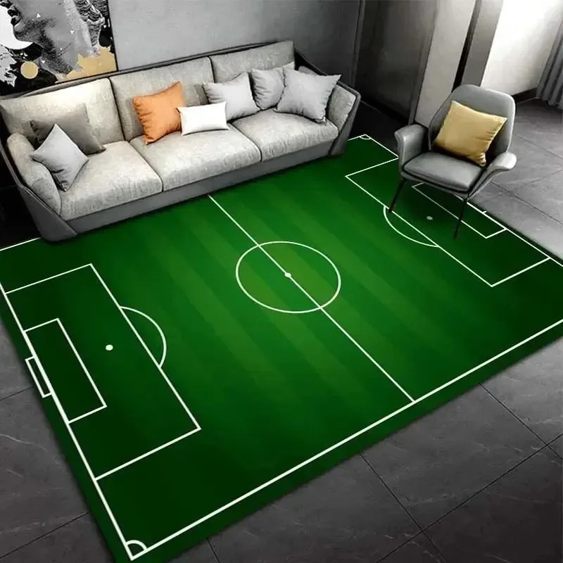 

VIKAMA Children's Soccer Play Mat - Non-Slip Educational Baby Floor Carpet, Toddler Indoor Soccer Training Mat, Crawling Mat