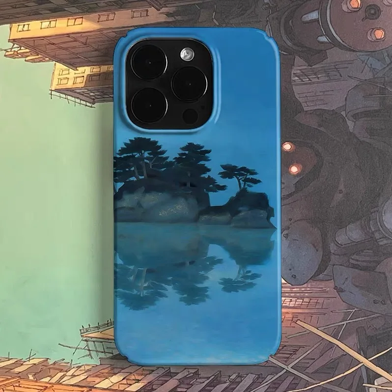 

Blue Tree Reflects By The Lake Case for IPHONE 17 16 ProMax 15 14 Plus 13 12 MINI 11 PRO 16Plus XR XS MAX Acrylic Phone Cover