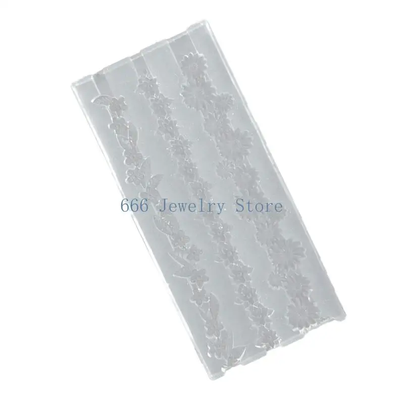 F2TD Silver Clay Rings Silicone Mold Delicate Rings Making Silicone Mould for Silver Clay Rings and Jewelers
