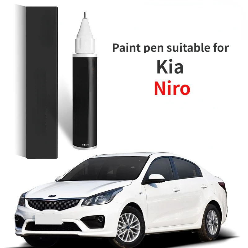 Paint pen suitable for Kia Niro paint repair pen Pearl white  black Special accessories for refitting spray car Niro