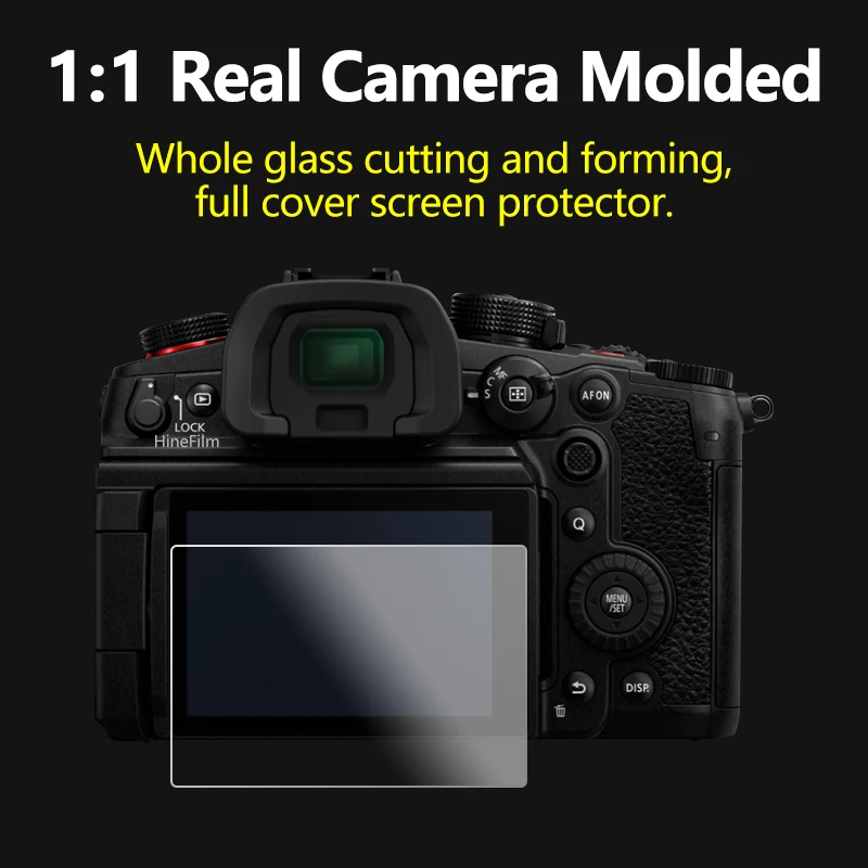 For Panasonic LUMIX GH6 Tempered Glass Camera Protective Glass Main LCD Display +Top Info Screen Protector Guard Cover