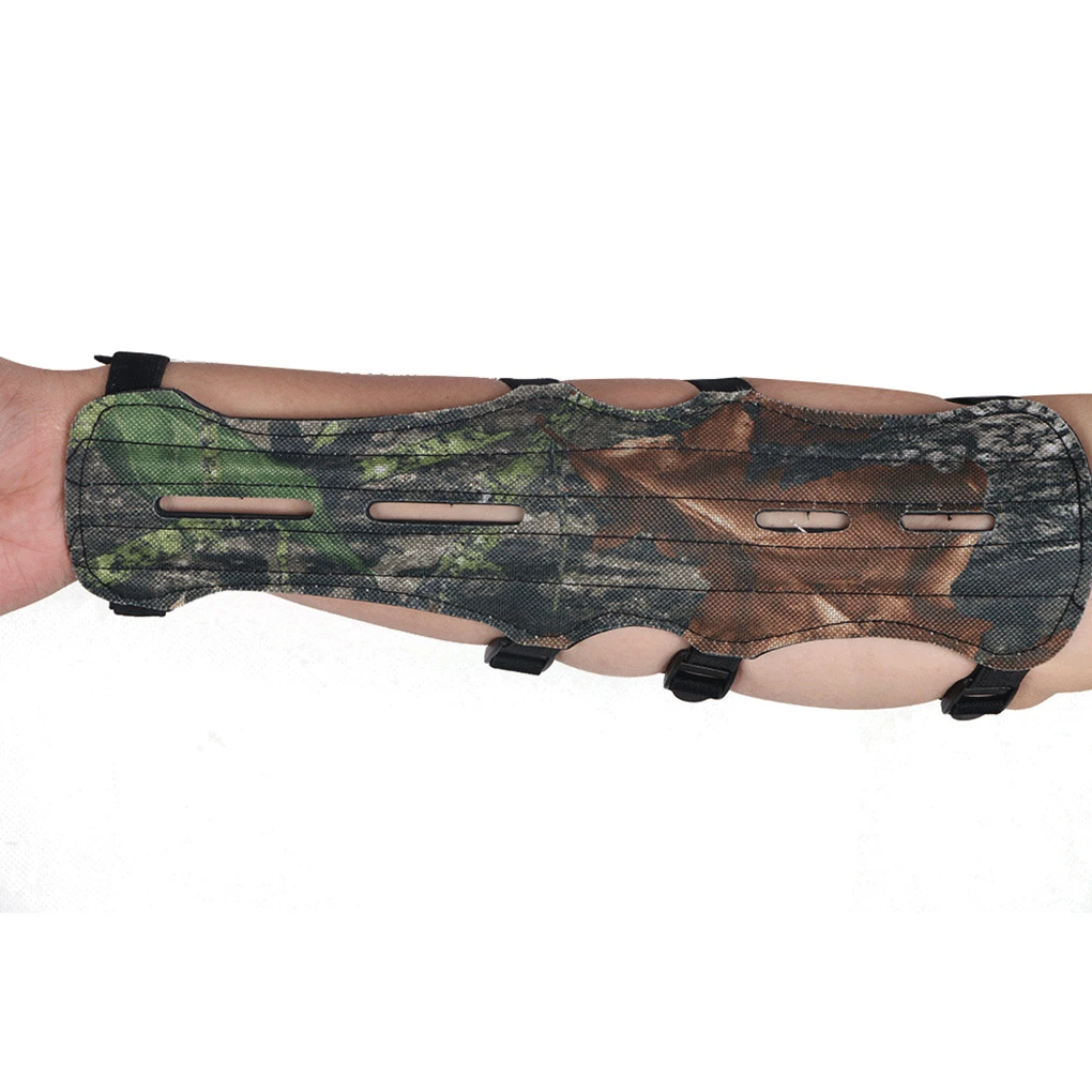 Protectores de brazo de tiro con arco, cubierta de antebrazo profesional, equipo de protección, arcos de camuflaje, protector de cuerpos de tiro para mujeres y hombres