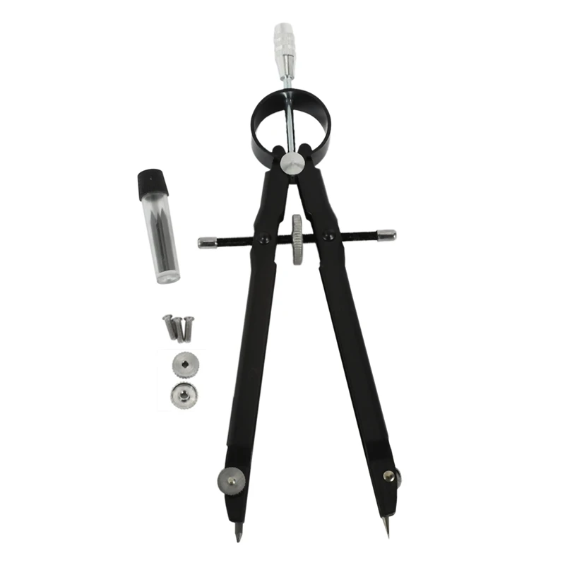 Professional Compass, Compass Geometry Set With Lock, Math And Precision Compass, Metal And Durable For Solid And Plane Precisio