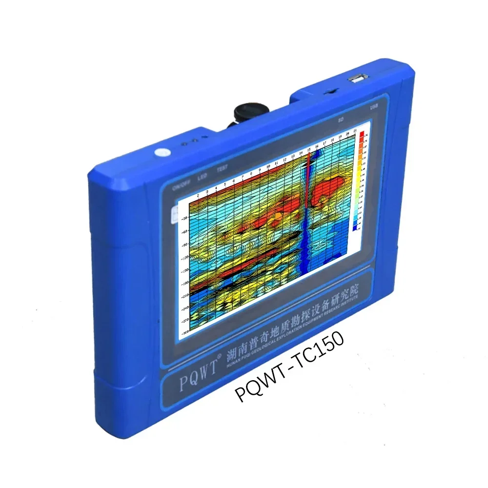 

Подземный детектор воды PQWT TC150, 150 м, устройство для обнаружения подземных вод с автоматической загрузкой геологических секций