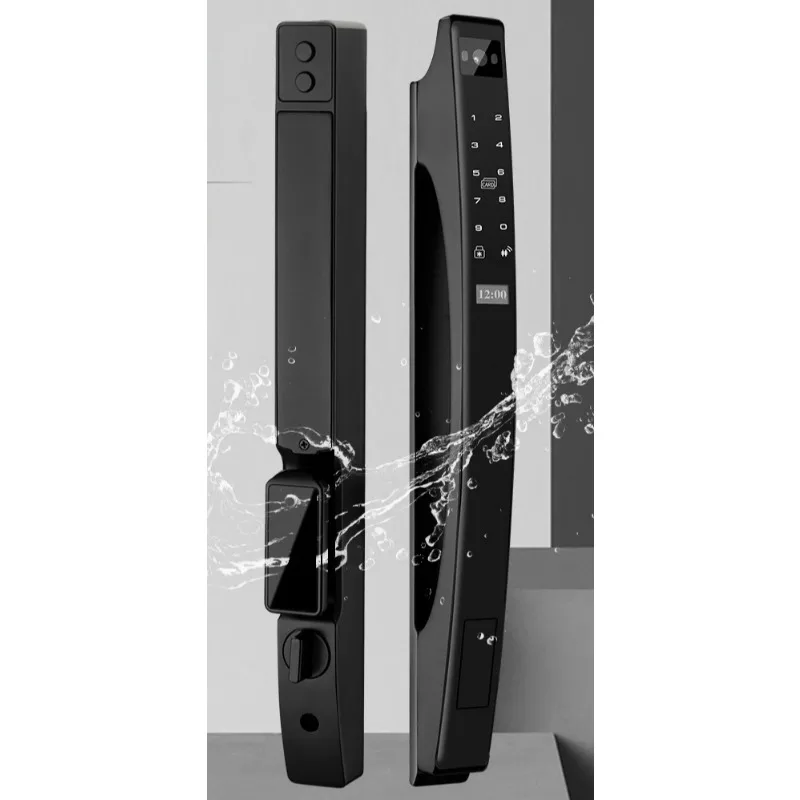 

Electric Keyless Smart Lock Video Intercom Waterproof IP 68 3D Face Recognition Fingerprint Unlock
