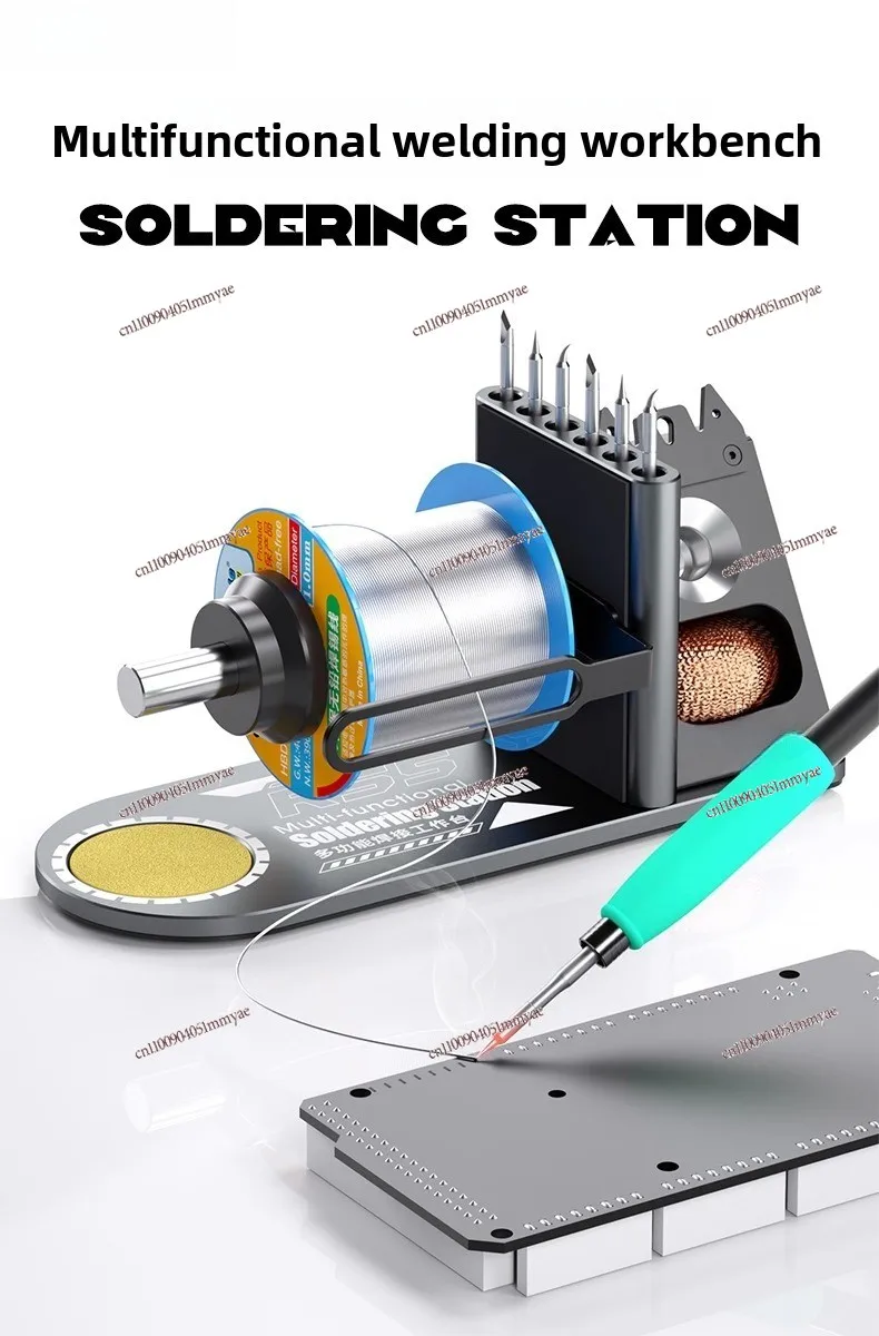 Multifunctional welding repair bench clamp circuit board holder