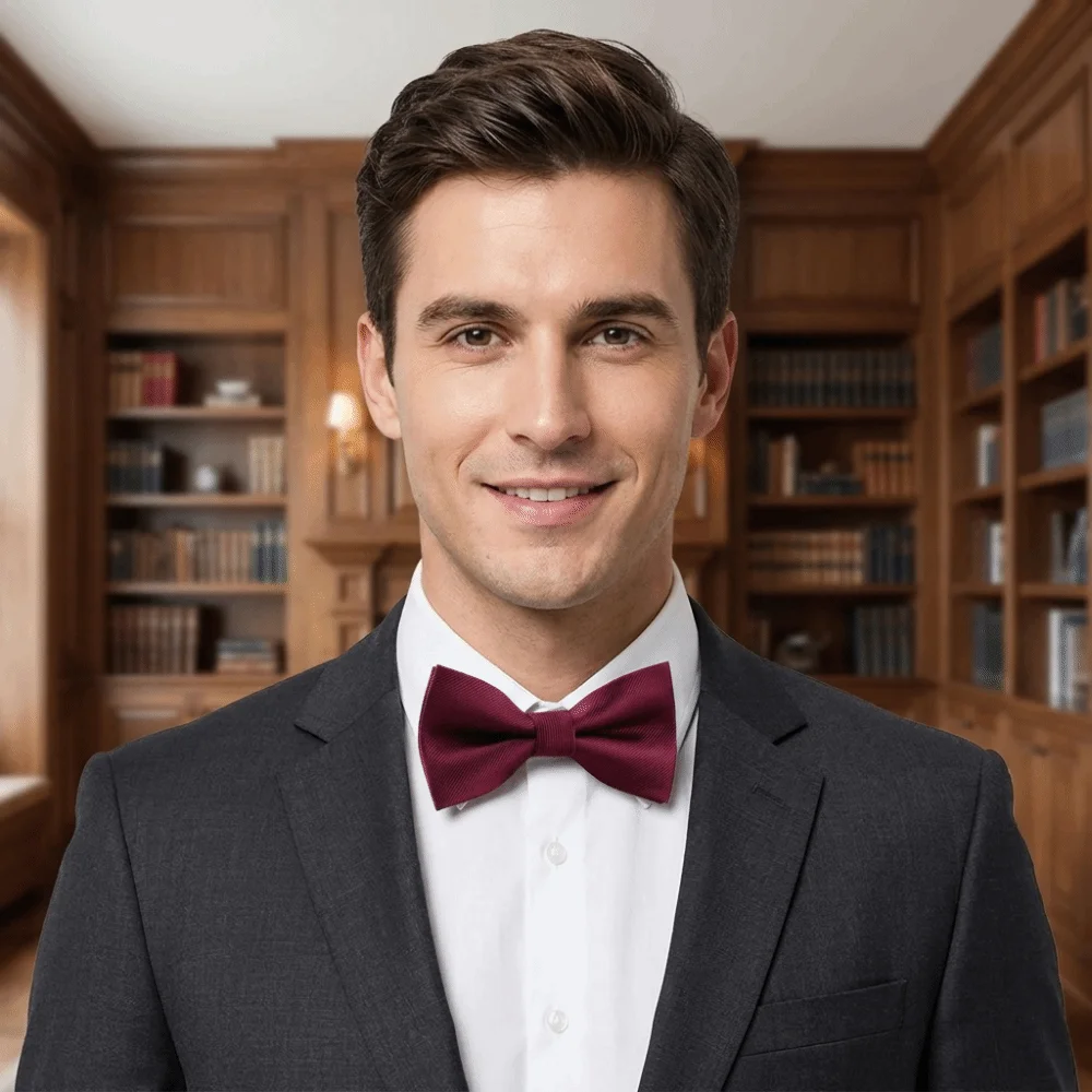 Dasi Satin Klasik dengan Warna - Men Formal Wear With Tie ulasan dan harga