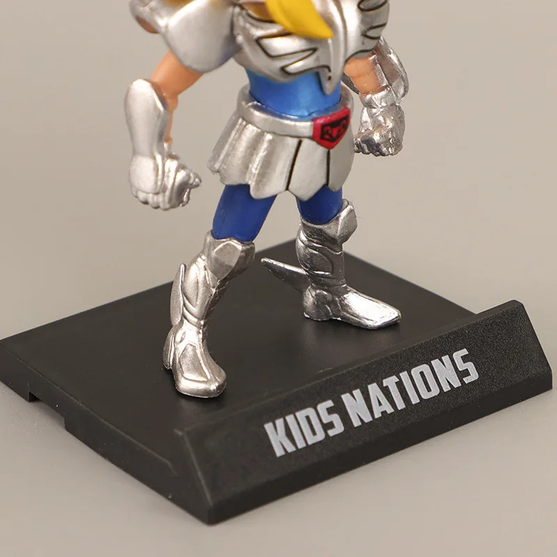 5pcs Saint Seiya Scorpio Lion Aries Figure Two-Dimensional Animation Peripherals Model Doll Toy Ornaments Collection Of Gifts