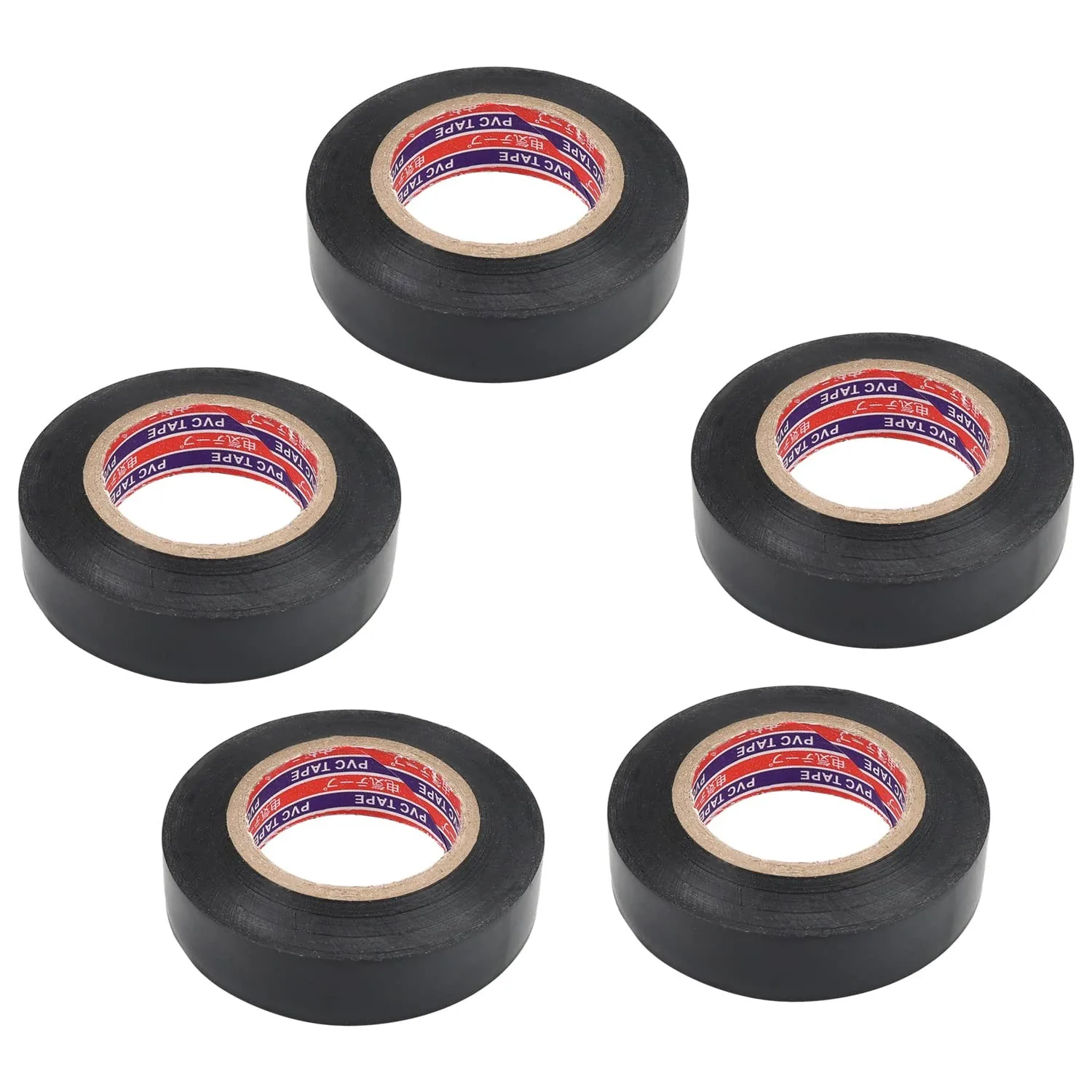 

6M Black Flame Retardant Electrical Insulation Tape Electrician Wire High Voltage PVC Waterproof Self-adhesive Tape