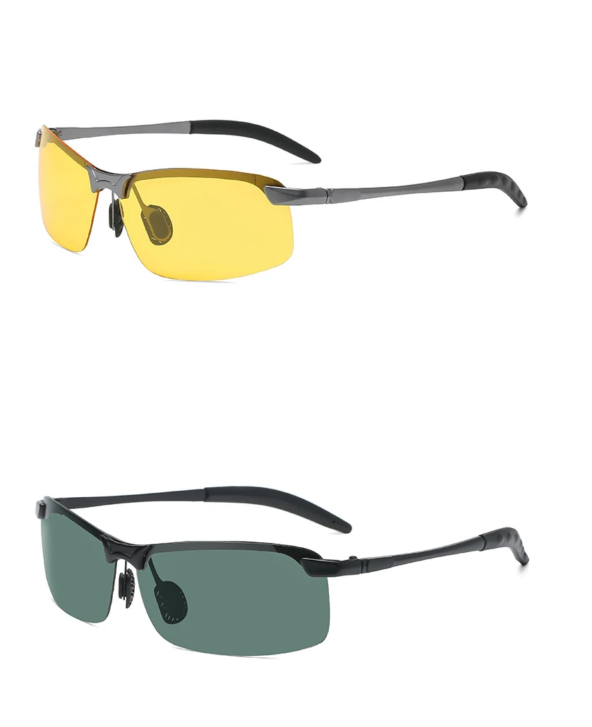 Klassische Herren Polarisierte Sonnenbrille Photochrome Fahren Männlich Ändern Farbverlauf Sonnenbrille Tag Nacht Vision Fahrer Brillen – Detail 21