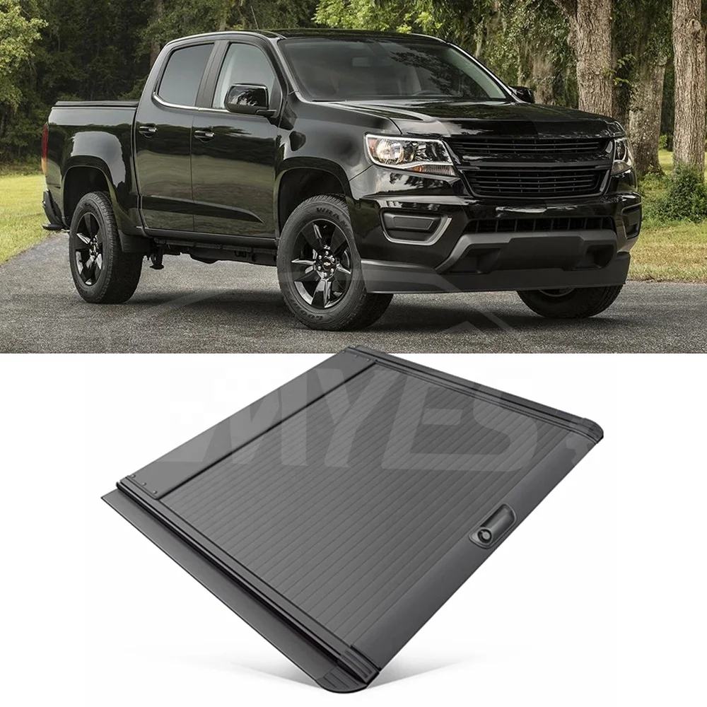 waterproof aluminum roller cover shutter roll-up hard retractable pickup truck bed tonneau   for silverado