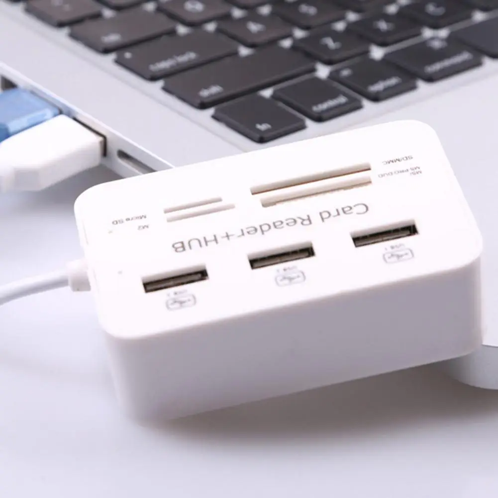 All Multi in 1Card Reader Usb Memory Card Reader Mini Size Universal for Effortless Data