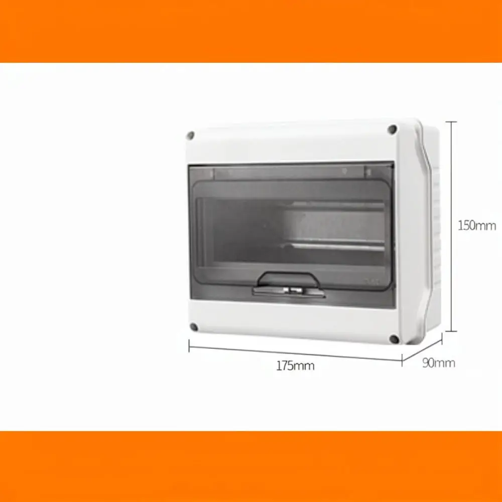 Outdoor Waterproof Distribution Box For FDD Electrical Circuit Breaker Protection Wall Mounted Gray Plastic Enclosure