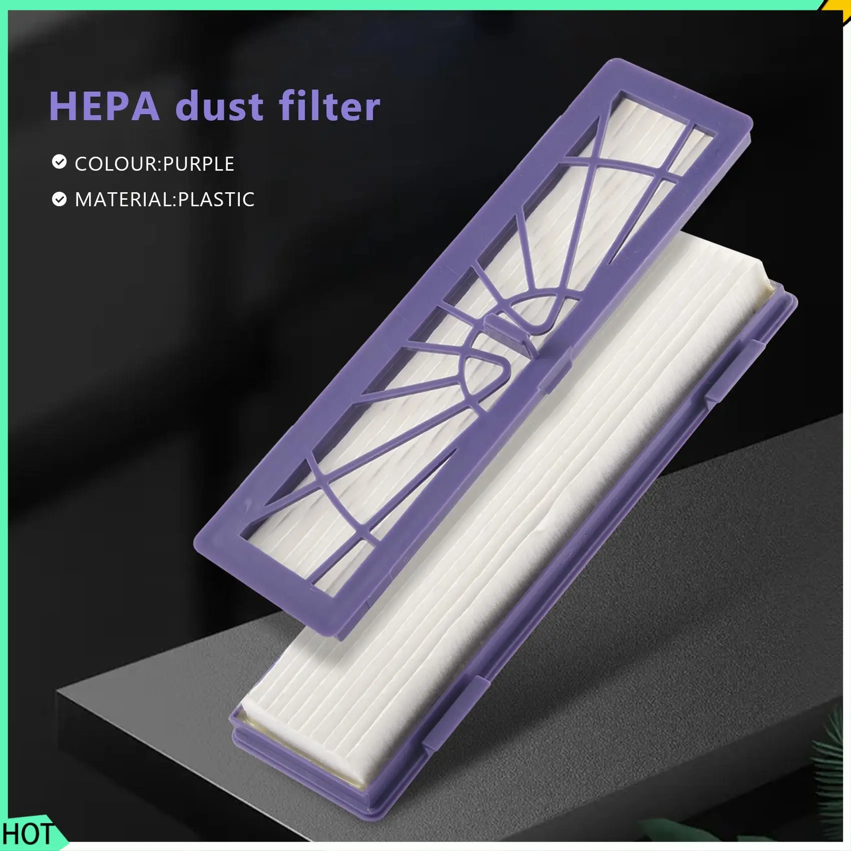 

AWAH 10 шт. Hepa-фильтры для Neato Botvac D/Connected Series D7 D80 D85 D3 D75 D5 70E 75 80 85 Запчасти для пылесоса для домашних животных/Allergi