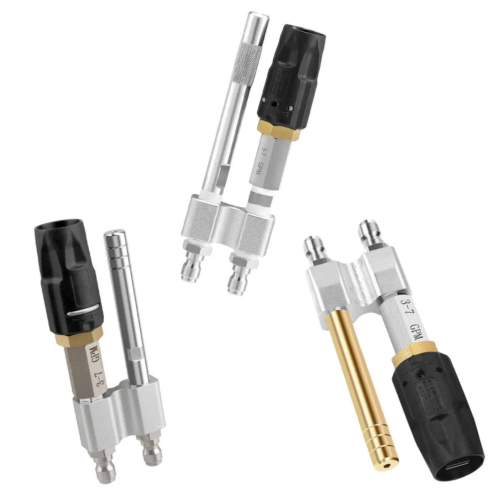 

Twist Nozzle,Downstream Soft Wash Nozzle,304 Stainless Steel,Long Range Tip for