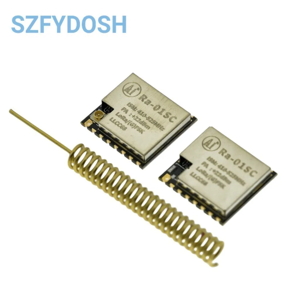 Ra-01 LoRa Wifi bezprzewodowy moduł transmisji Ra-01SC Ra-01SH Ra-01S Ra-01H Lora rozprzestrzenienie moduł widma 433MHZ 868MHZ LLCC68 SPI/UART