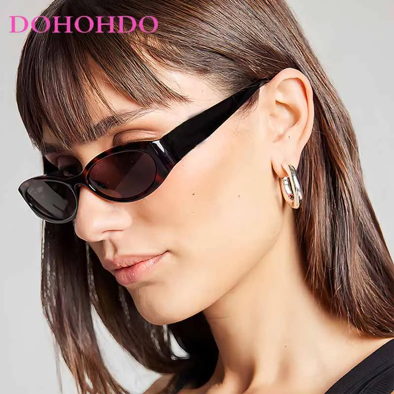 

Vintage Fashion Small Frame Oval Y2K Sunglasses Women Men Trending Luxury Brand Outdoor Travel Sunglasse Oculos De Sol UV400