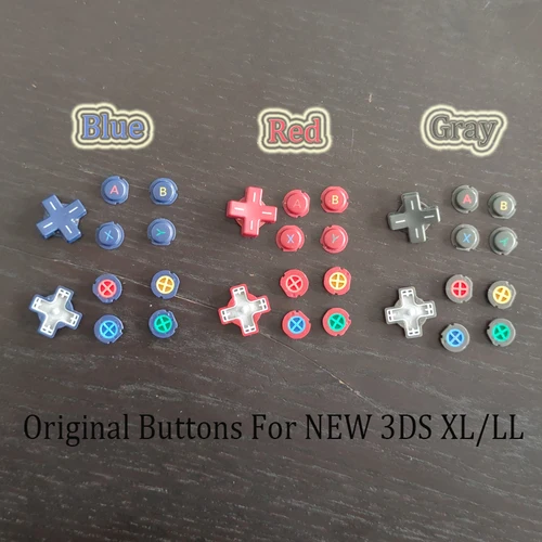 Pad Cross ABXY botones clave para Nintendo nuevo juego de teclado de consola 3DS LL/XL