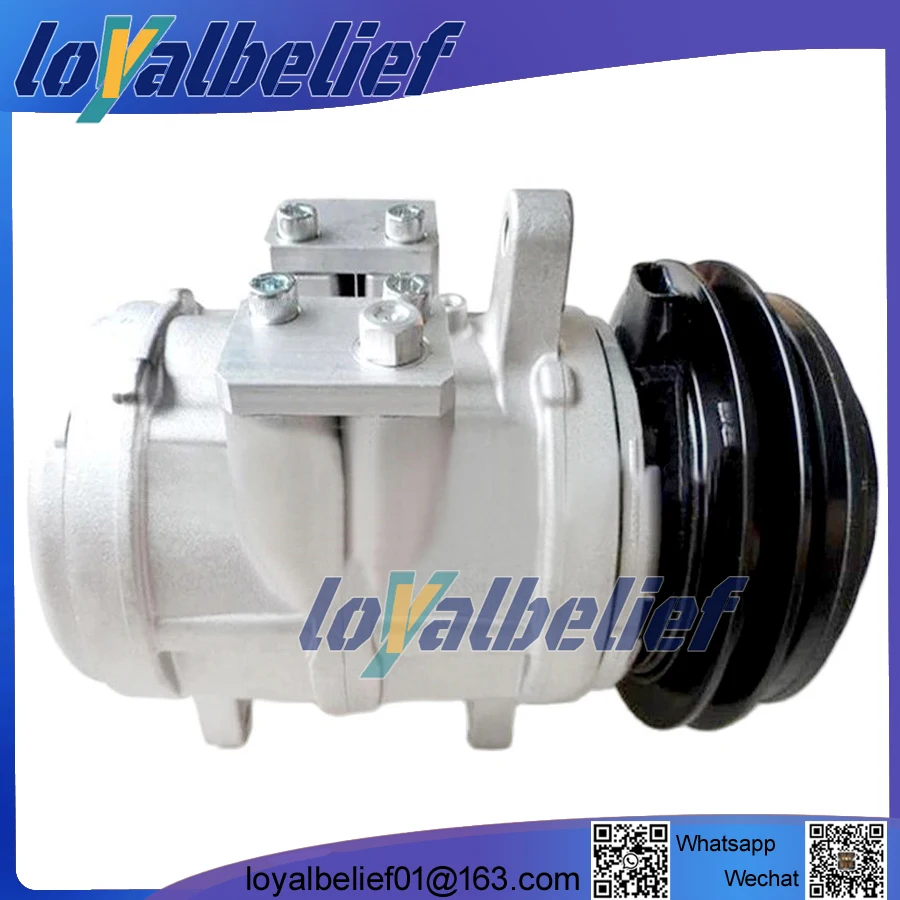 

RE10972 RE12513 A/C Compressor For John Deere Tractors Windrowers 6E171 1Gr RE12514 TY6766 TY6626 047100-8530 A165850