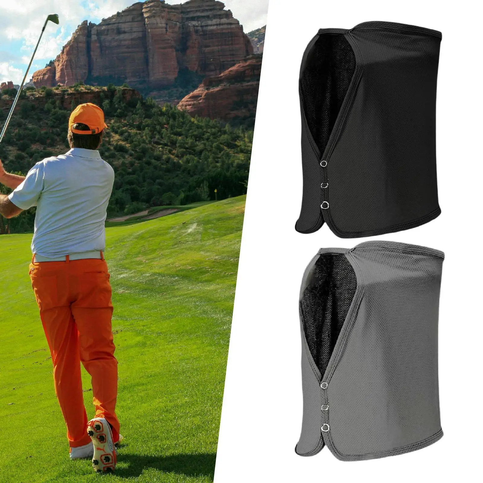 

Sun Protection Neck Drape Multifunctional Sun Protector Cooling Face Covering for Travel Outdoor Cycling Fishing Camping
