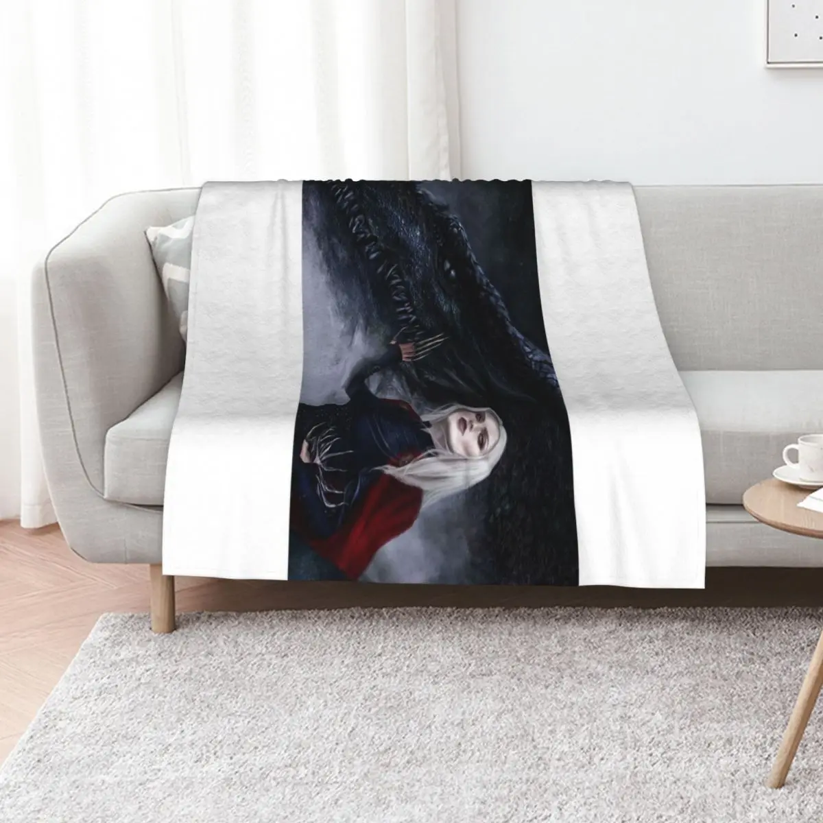 Manon and Abraxos (2nd version) Throw Blanket for sofa Baby Soft Big Soft Plaid Sofa Blankets For Bed Blankets