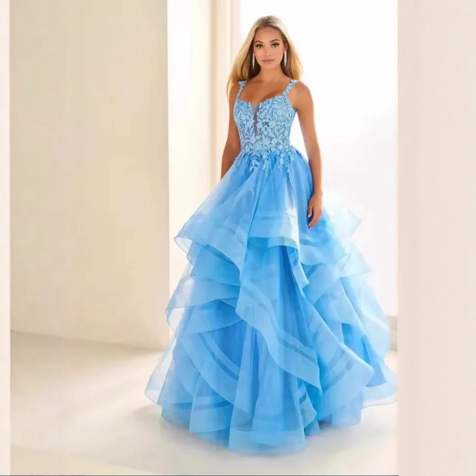 

European and American 2025 New Long Sleeve Evening Dress