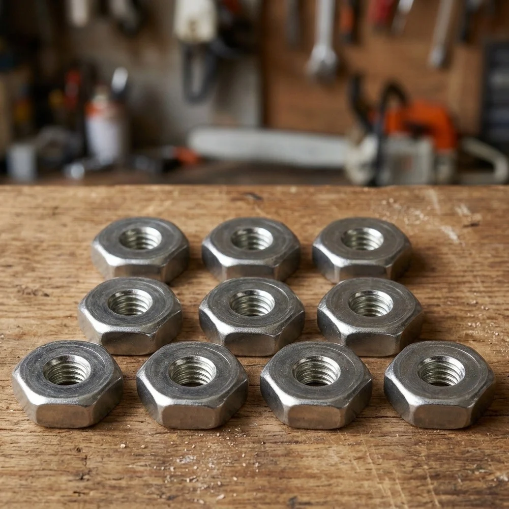 10pcs Sprocket Cover Nuts For Chainsaws MS170 MS250 MS290 MS460 MS661 Replaces 0000 955 0804, Chainsaws Spare Parts