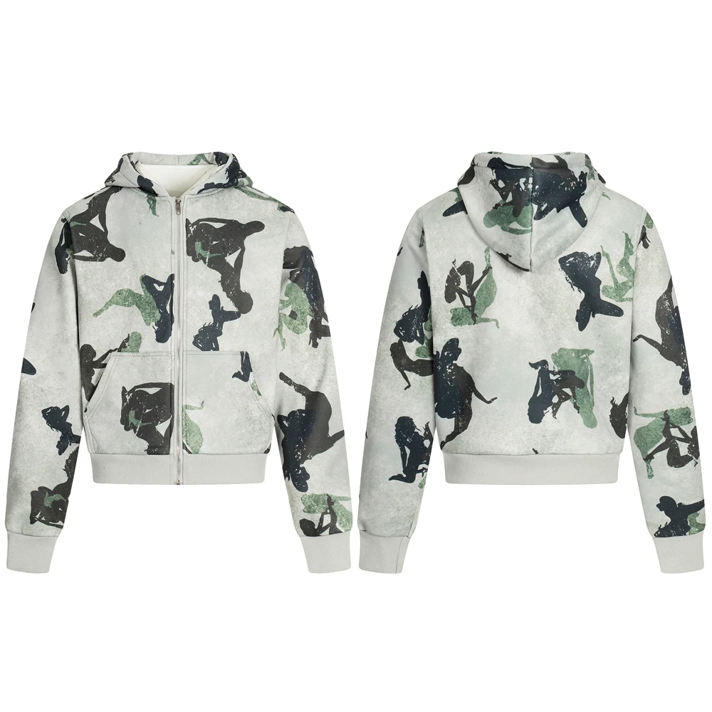 

2025 Designer Fleece Zip hoodies Men Women printed High Quality Heavy Fabric Loose Hoodie Sweatshirts