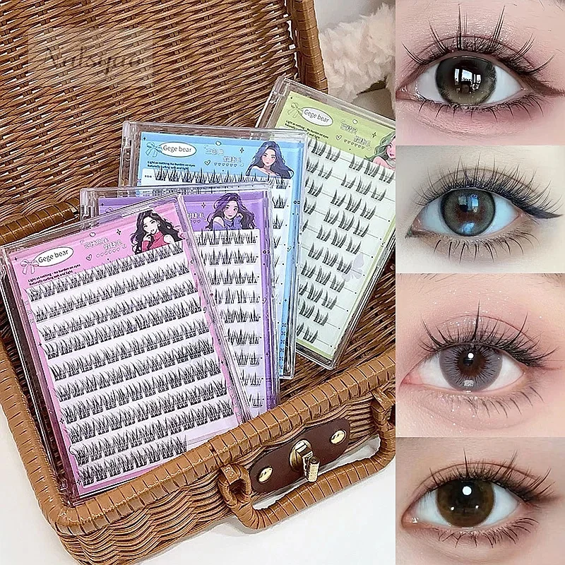 No-Glue False Eyelashes Easy 3-Step Application Natural DIY Lashes for Beginners Sunflower Design