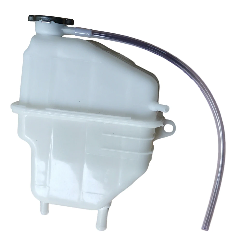 High Quality New Hot Sale 1x Radiator Coolant Expansion Tank For Mits Ubishi DELICA L400 Plug-and-play Wihte ABS