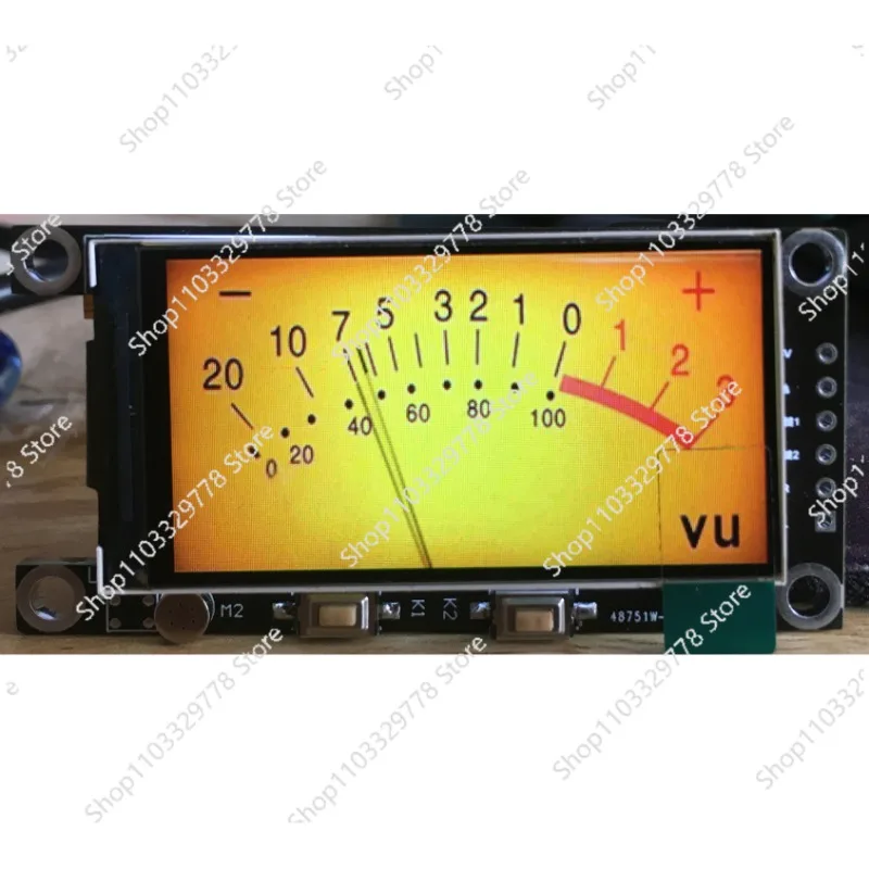 

Tube Amplifier Voice Control Analog VU LCD Audio Level Meter Color Music Spectrum Display Module