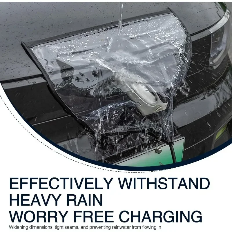 Outdoor Protection Covers Electric Vehicle Charger Port Rainproof Dustproof Cover for Tesla Model 3 Y Sedan SUV Car Accessories