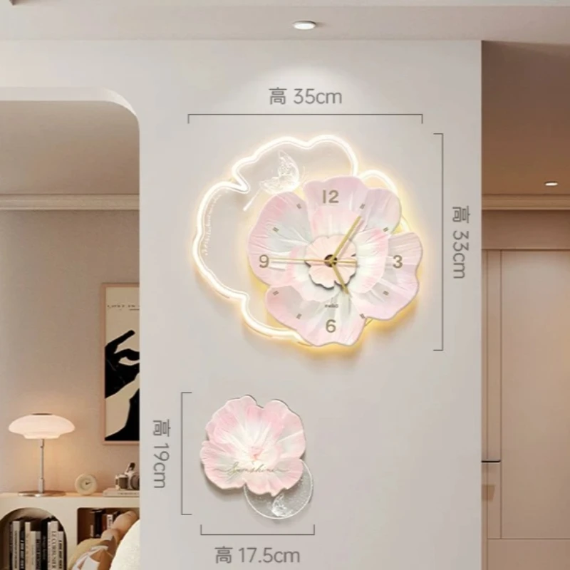 Gold Girls Wall Clocks Aesthetic Bedrooms Corner Clearance Wall Clocks Art Creative Reloj De Pared Home Decor Accessories