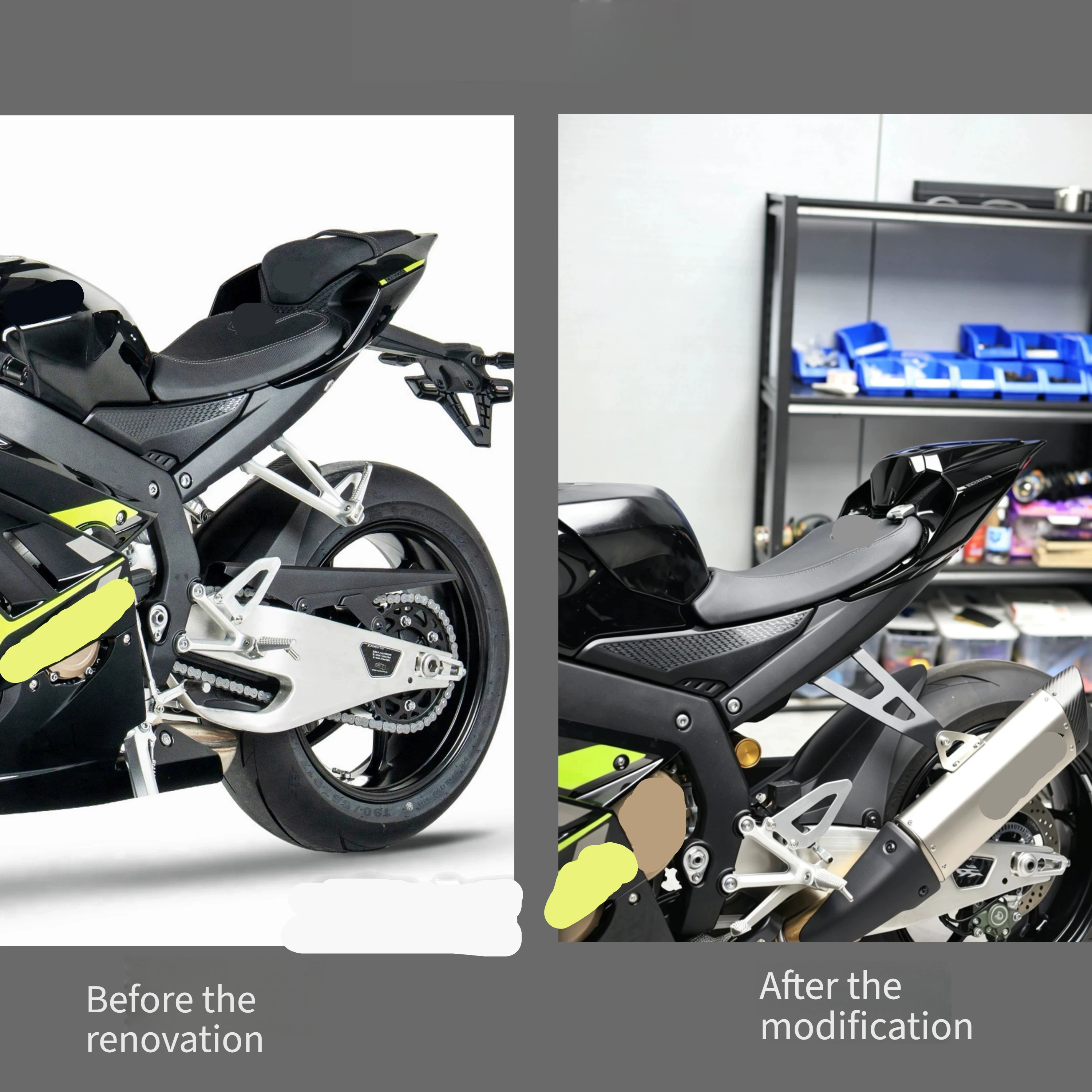 Modified Exhaust Hanger Bracket Aftermarket Replacement Accessories For ZXMOTO 820RR Motorcycle