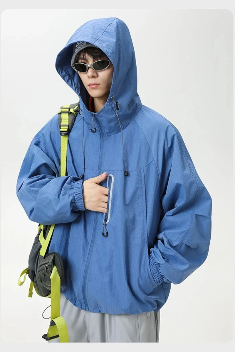 カップルモデル 防水 防風 通気性 アウトドア 秋の新作 ファッション ルーズフィット カジュアル ストリートウェアスタイル メンズ トレンチコート