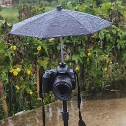 Waterproof DSLR Camera Umbrella Sunshade with Hot Shoe Ball Head for Rainy Day Shooting for Canon Nikon Sony Olympus