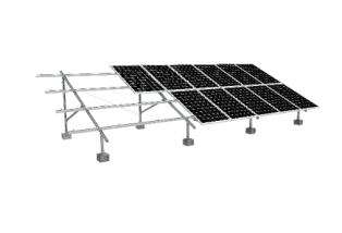 Customizable shock-proof mounting system, aluminum alloy photovoltaic brackets for solar systems