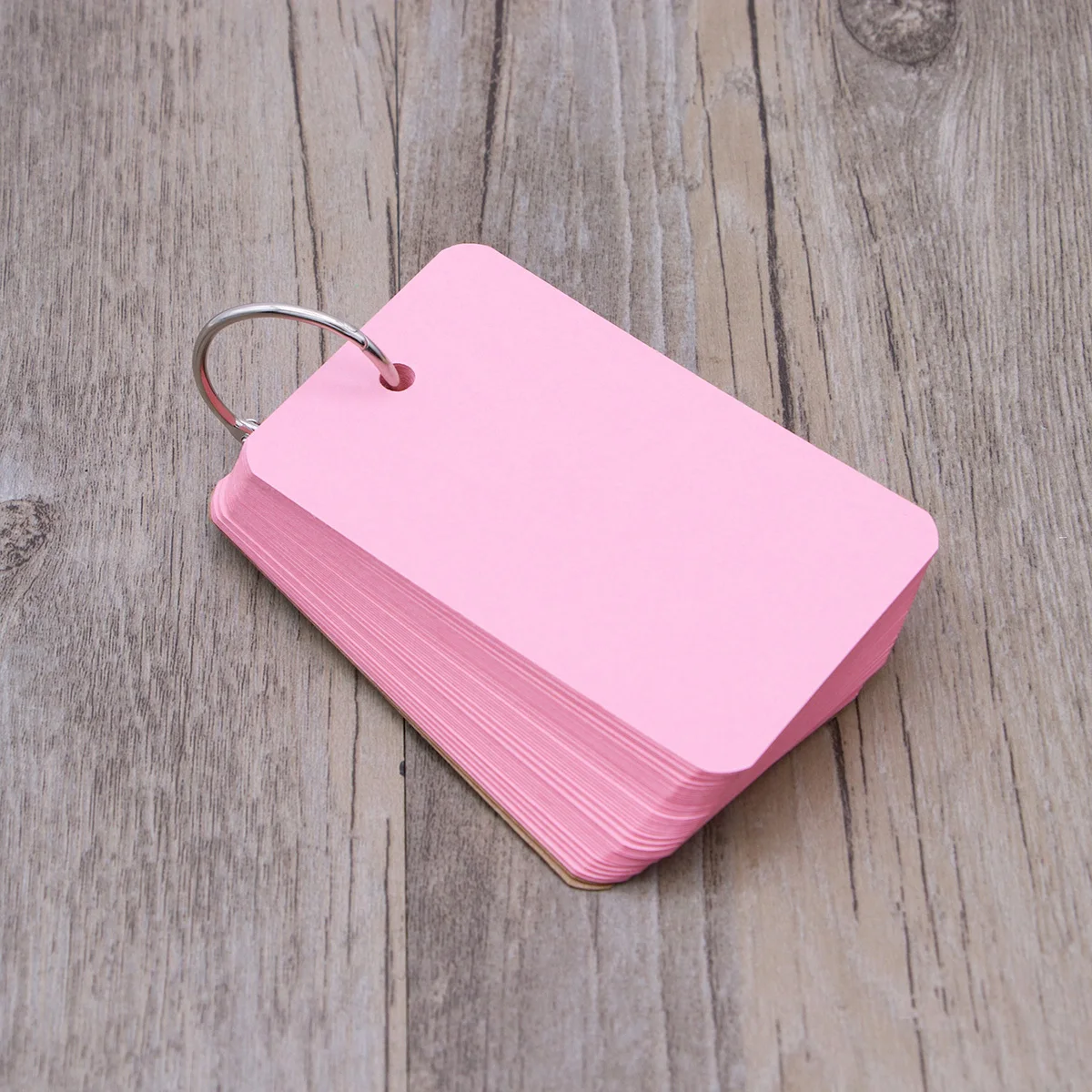 6 pezzi di blocchi per appunti a colori vuoti, raccoglitore in carta kraft, carte di studio riutilizzabili, carte flash facili portatili, forniture per ufficio scolastico