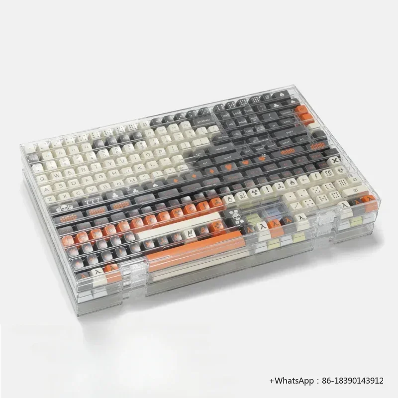 PC Keycap Storage Case, Custom Personalized Dustproof Display Box For PBT Keycaps, Desktop Decoration Mechanical Keyboard